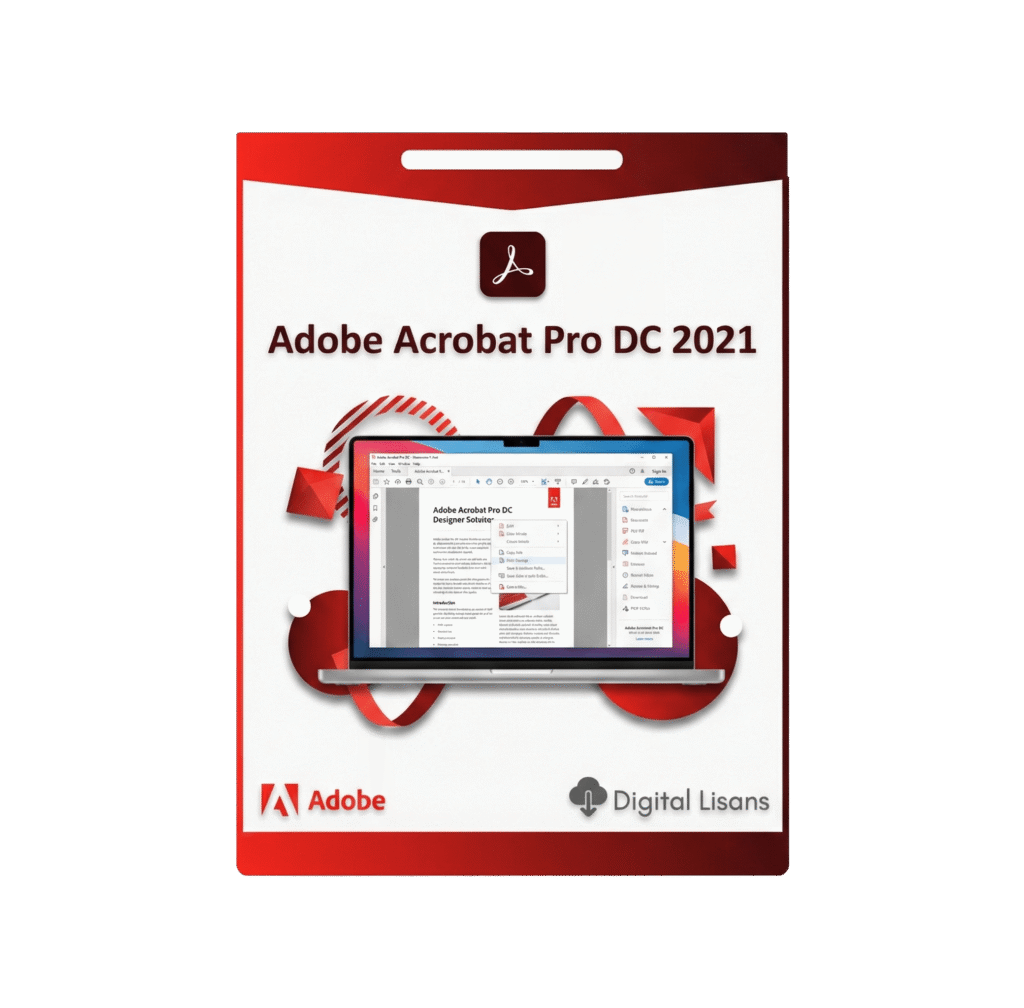 Adobe Acrobat Pro Dc 2021 Dijital Lisans