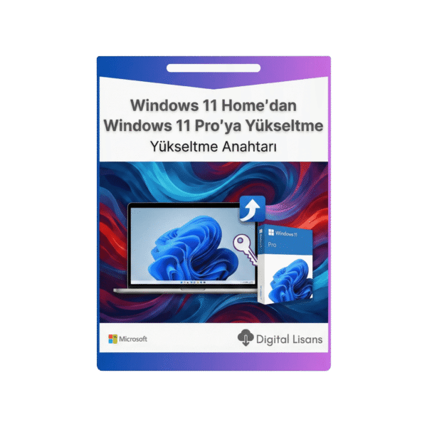 Windows 11 Home'dan Windows 11 Pro'ya Yükseltme Anahtarı