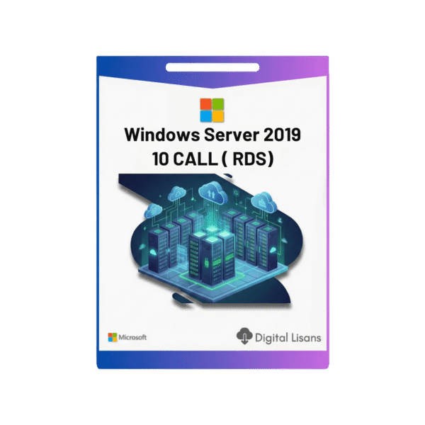 Orijinal Microsoft Windows Server 2019 RDS CALL 10 Kullanıcı BİREYSEL