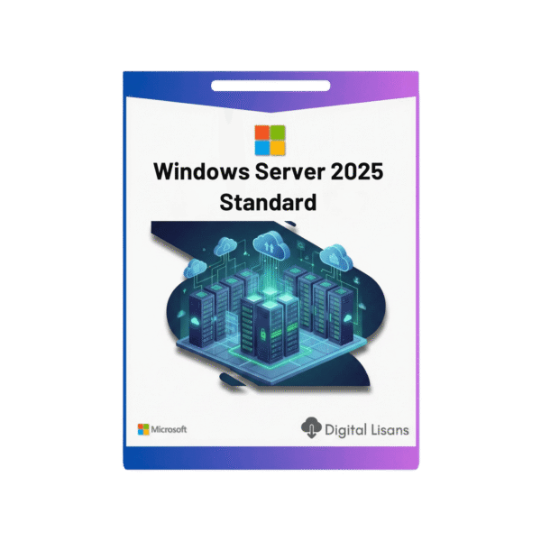 Windows Server 2025 STD dsp dvd kutu BOX 16 core